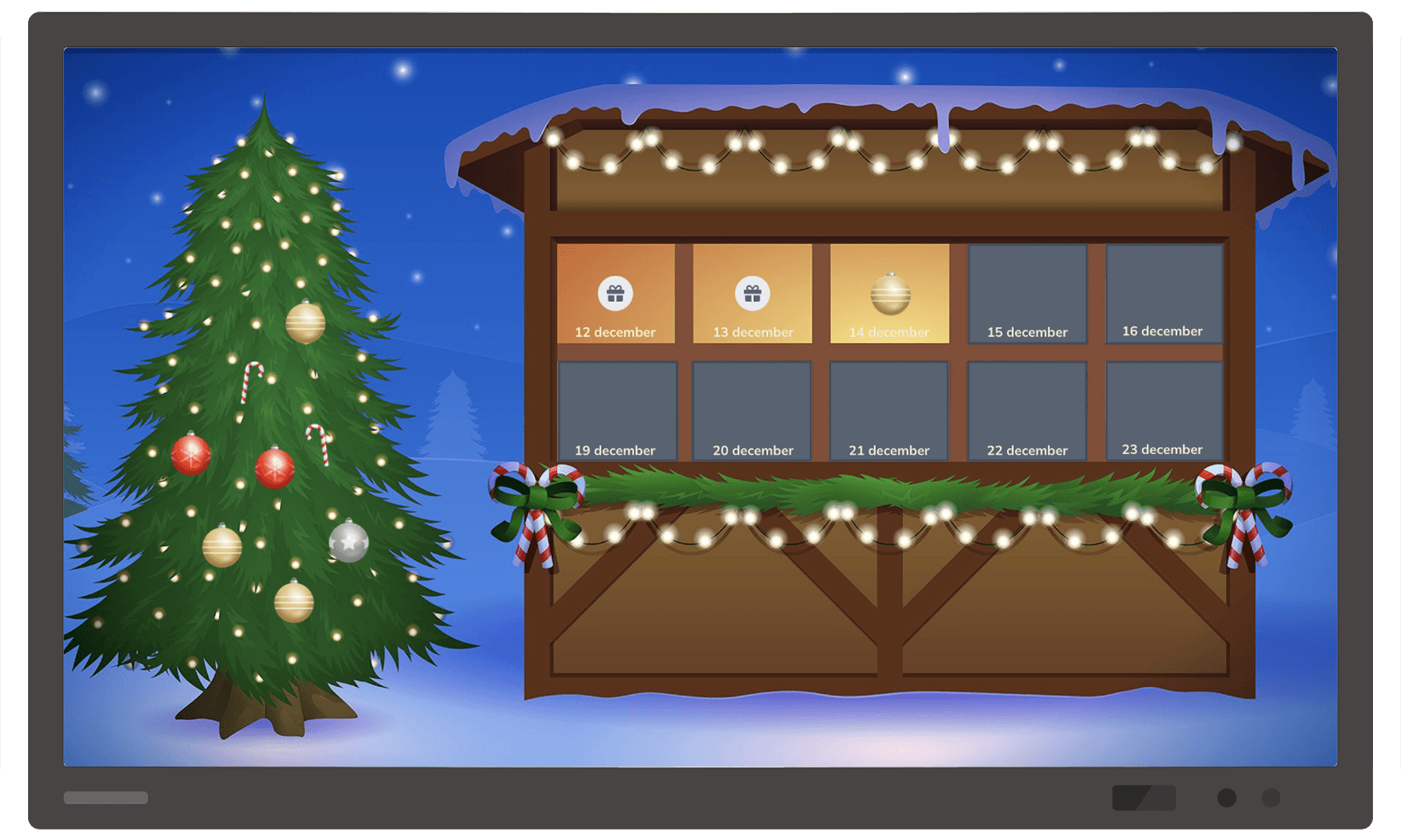 digibord aftellen naar de kerstvakantie digibord aftellen naar de kerstvakantie